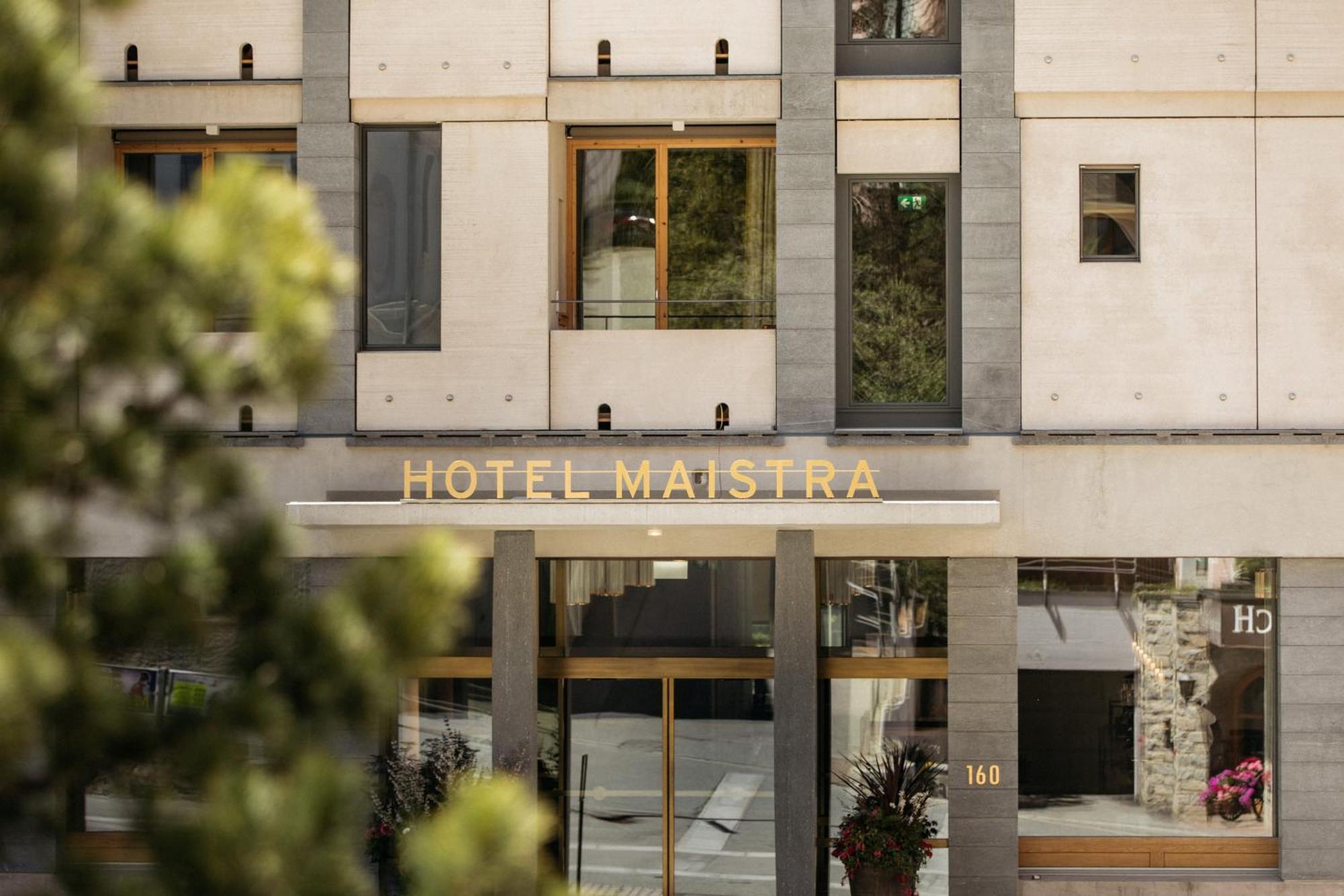 Hotel Maistra 160 Понтрезина Экстерьер фото